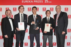 The Secondary Geek Sleek Eureka Prize finalists. (Mark Metcalfe/Getty Images)