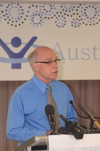 Peter Blamey launching Australia Hears