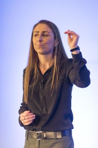 Prue Cormie at the national final of FameLab Australia, held at the WA Museum in May. Credit:  OK-White Lane © International FameLab