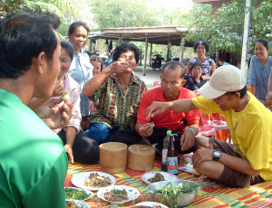 The liver fluke is ingested through eating raw fish, which is a diet staple for many Southeast Asian people. Credit: Professor Banchob Sripa