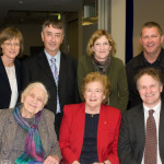 Ruth Bishop and some members of the Rotovirus team with Dame Elizabeth Murdoch (credit: Murdoch Childrens Research Institute)