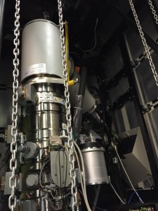 The electron gun at the heart of the Titan Krios electron microscope
