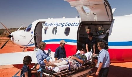 This image has an empty alt attribute; its file name is Flying-doctors.jpg